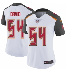 Women's Nike Tampa Bay Buccaneers #54 Lavonte David White Vapor Untouchable Limited Player NFL Jersey