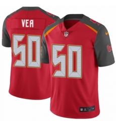 Men's Nike Tampa Bay Buccaneers #50 Vita Vea Red Team Color Vapor Untouchable Limited Player NFL Jersey