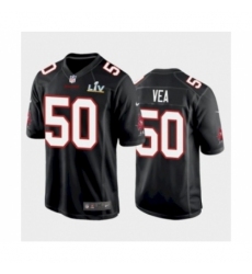 Men's Tampa Bay Buccaneers #50 Vita Vea Black Fashion Super Bowl LV Jersey