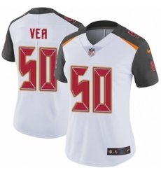 Women's Nike Tampa Bay Buccaneers #50 Vita Vea White Vapor Untouchable Limited Player NFL Jersey