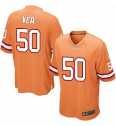 Youth Nike Tampa Bay Buccaneers #50 Vita Vea Limited Orange Glaze Alternate NFL Jersey