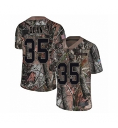 Men's Tampa Bay Buccaneers #35 Jamel Dean Limited Camo Rush Realtree Football Jersey