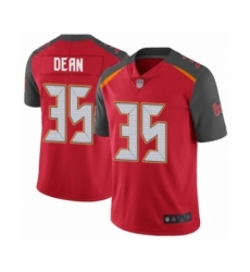 Men's Tampa Bay Buccaneers #35 Jamel Dean Red Team Color Vapor Untouchable Limited Player Football Jersey