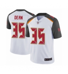 Men's Tampa Bay Buccaneers #35 Jamel Dean White Vapor Untouchable Limited Player Football Jersey