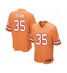 Youth Tampa Bay Buccaneers #35 Jamel Dean Limited Orange Glaze Alternate Football Jersey