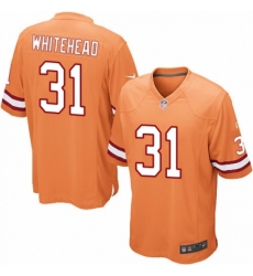 Men's Nike Tampa Bay Buccaneers #31 Jordan Whitehead Game Orange Glaze Alternate NFL Jersey