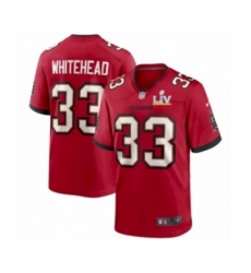 Men's Tampa Bay Buccaneers #33 Jordan Whitehead Red Super Bowl LV Jersey