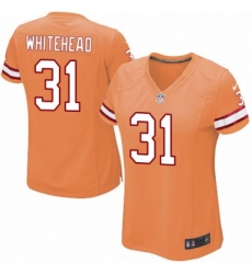 Women's Nike Tampa Bay Buccaneers #31 Jordan Whitehead Game Orange Glaze Alternate NFL Jersey