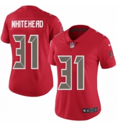 Women's Nike Tampa Bay Buccaneers #31 Jordan Whitehead Limited Red Rush Vapor Untouchable NFL Jersey