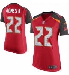 Women's Nike Tampa Bay Buccaneers #22 Ronald Jones II Game Red Team Color NFL Jersey