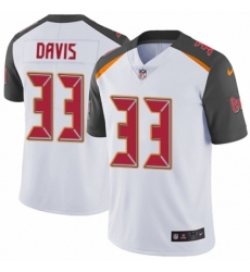 Youth Nike Tampa Bay Buccaneers #33 Carlton Davis White Vapor Untouchable Elite Player NFL Jersey