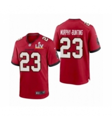 Men's  Tampa Bay Buccaneers #23 Sean Murphy-Bunting Red Super Bowl LV Jersey