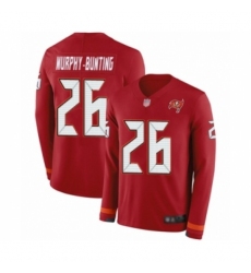 Men's Tampa Bay Buccaneers #26 Sean Murphy-Bunting Limited Red Therma Long Sleeve Football Jersey