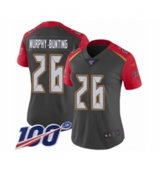 Women's Tampa Bay Buccaneers #26 Sean Murphy-Bunting Limited Gray Inverted Legend 100th Season Football Jersey