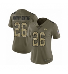Women's Tampa Bay Buccaneers #26 Sean Murphy-Bunting Limited Olive Camo 2017 Salute to Service Football Jersey