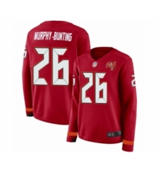 Women's Tampa Bay Buccaneers #26 Sean Murphy-Bunting Limited Red Therma Long Sleeve Football Jersey