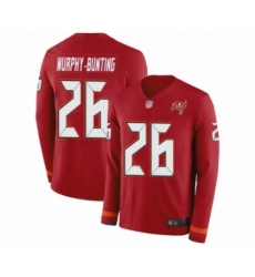 Youth Tampa Bay Buccaneers #26 Sean Murphy-Bunting Limited Red Therma Long Sleeve Football Jersey