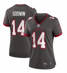 Women's Tampa Bay Buccaneers #14 Chris Godwin Nike Pewter Alternate Game Jersey