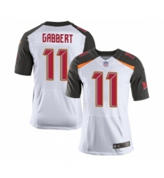 Men's Tampa Bay Buccaneers #11 Blaine Gabbert Elite White Football Jersey