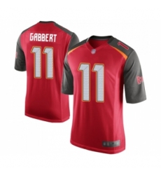 Men's Tampa Bay Buccaneers #11 Blaine Gabbert Game Red Team Color Football Jersey