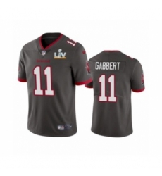 Men's Tampa Bay Buccaneers #11 Blaine Gabbert Pewter 2021 Super Bowl LV Jersey