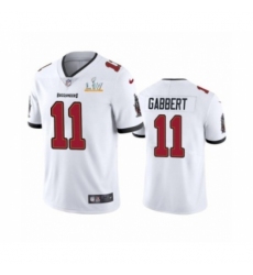 Men's Tampa Bay Buccaneers #11 Blaine Gabbert White 2021 Super Bowl LV Jersey