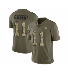 Youth Tampa Bay Buccaneers #11 Blaine Gabbert Limited Olive Camo 2017 Salute to Service Football Jersey
