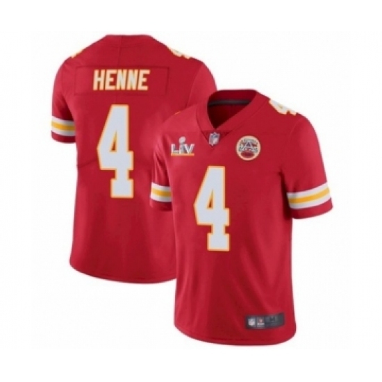 Men's Kansas City Chiefs #4 Chad Henne Red 2021 Super Bowl LV Jersey Men's Kansas City Chiefs #4 Chad Henne Red 2021 Super Bowl LV Jersey