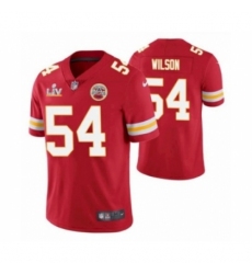 Women's Kansas City Chiefs #54 Damien Wilson Red 2021 Super Bowl LV Jersey Women's Kansas City Chiefs #54 Damien Wilson Red 2021 Super Bowl LV Jersey