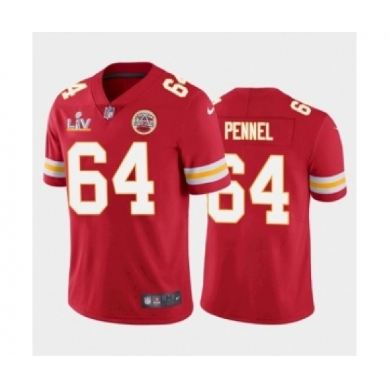 Women's Kansas City Chiefs #64 Mike Pennel Red 2021 Super Bowl LV Jersey Women's Kansas City Chiefs #64 Mike Pennel Red 2021 Super Bowl LV Jersey