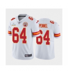 Women's Kansas City Chiefs #64 Mike Pennel White 2021 Super Bowl LV Jersey Women's Kansas City Chiefs #64 Mike Pennel White 2021 Super Bowl LV Jersey