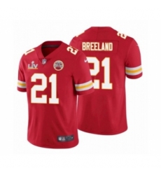 Youth Kansas City Chiefs #21 Bashaud Breeland Red 2021 Super Bowl LV Jersey