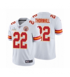Youth Kansas City Chiefs #22 Juan Thornhill White 2021 Super Bowl LV Jersey