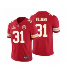 Youth Kansas City Chiefs #31 Darrel Williams Red 2021 Super Bowl LV Jersey