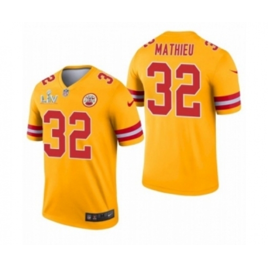 Youth Kansas City Chiefs #32 Tyrann Mathieu Gold 2021 Super Bowl LV Jersey Youth Kansas City Chiefs #32 Tyrann Mathieu Gold 2021 Super Bowl LV Jersey