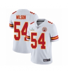 Youth Kansas City Chiefs #54 Damien Wilson White 2021 Super Bowl LV Jerse