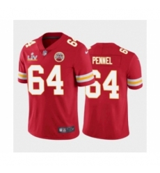 Youth Kansas City Chiefs #64 Mike Pennel Red 2021 Super Bowl LV Jersey