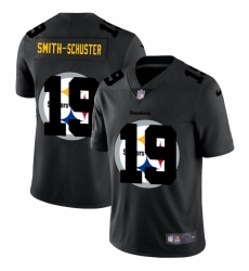 Men's Pittsburgh Steelers #19 JuJu Smith-Schuster Black Nike Black Shadow Edition Limited Jersey