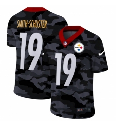 Men's Pittsburgh Steelers #19 JuJu Smith-Schuster Camo 2020 Nike Limited Jersey