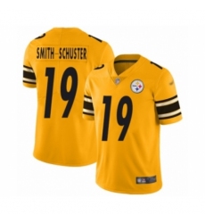 Women's Pittsburgh Steelers #19 JuJu Smith-Schuster Limited Gold Inverted Legend Football Jersey