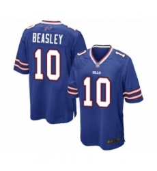 Men's Buffalo Bills #10 Cole Beasley Game Royal Blue Team Color Football Jersey Men's Buffalo Bills #10 Cole Beasley Game Royal Blue Team Color Football Jersey