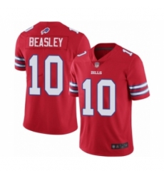 Men's Buffalo Bills #10 Cole Beasley Limited Red Rush Vapor Untouchable Football Jersey