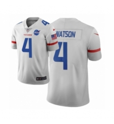 Men Houston Texans #4 Deshaun Watson White Vapor Limited City Edition Jersey