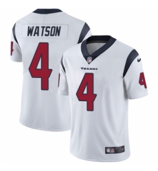 Men's Nike Houston Texans #4 Deshaun Watson Limited White Vapor Untouchable NFL Jersey