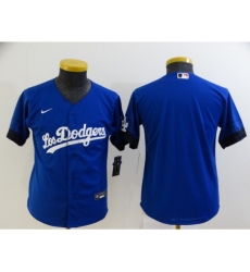 Youth Nike Los Angeles Dodgers Blank Blue City Player Jersey