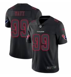 Men's Nike Houston Texans #99 J.J. Watt Limited Black Rush Impact NFL Jersey