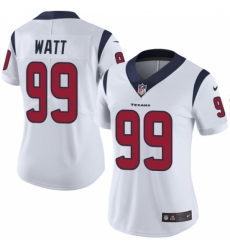 Women's Nike Houston Texans #99 J.J. Watt Limited White Vapor Untouchable NFL Jersey