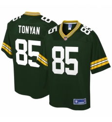 Men's Green Bay Packers #85 Robert Tonyan NFL Pro Line Green Big & Tall Player Jersey