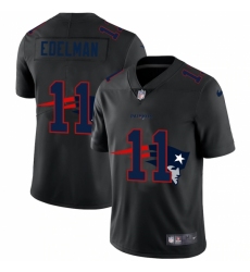 Men's New England Patriots #11 Julian Edelman Black Nike Black Shadow Edition Limited Jersey