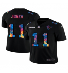 Men's Atlanta Falcons #11 Julio Jones Rainbow Version Nike Limited Jersey